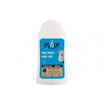 Plouf Blanc 200ml witte en lichte vachten